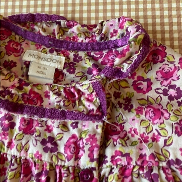 Bundle of Zara & Monsoon long sleeve tops. Floral & stripes. Different sizes - Picture 11 of 16